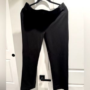 Betabrand Straight-Leg | Two-Pocket Dress Pant Yoga Pants (Black)